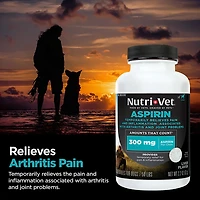Nutrivet 300 mg K9 Aspirin 75-count
