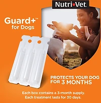 Nutrivet K9 Guard Plus Flea and Tick Control 3-Pack