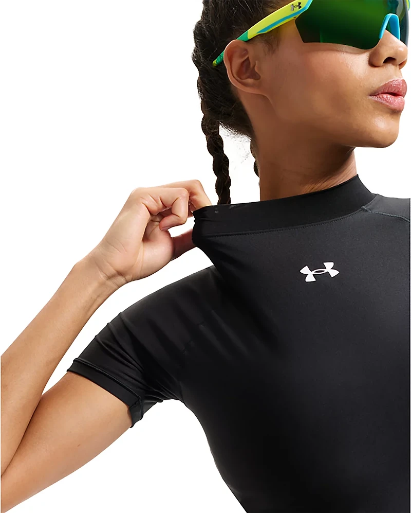 Under Armour Women's HeatGear Crop Mock T-shirt