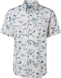 Magellan Outdoors Men's Alabama Local State Print Button-Down Shirt