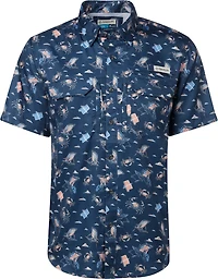 Magellan Outdoors Men's Alabama Local State Print Button-Down Shirt