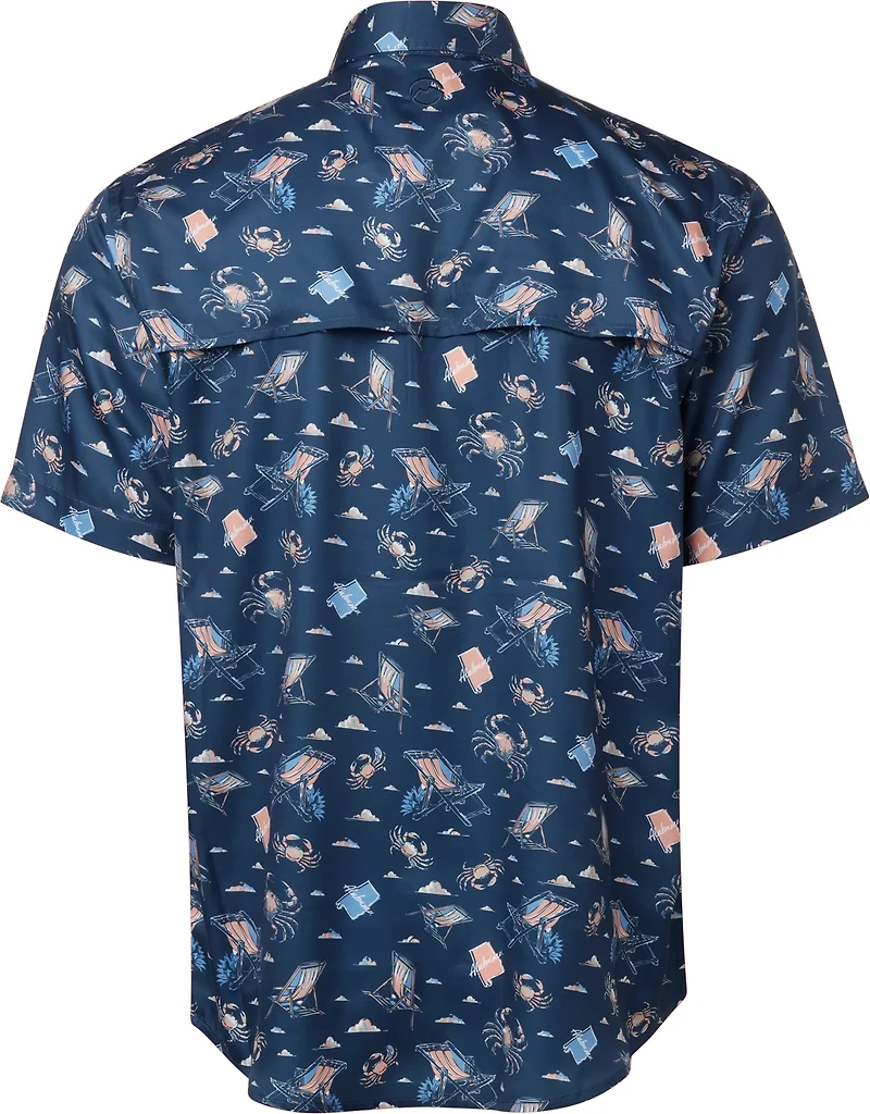 Magellan Outdoors Men's Alabama Local State Print Button-Down Shirt