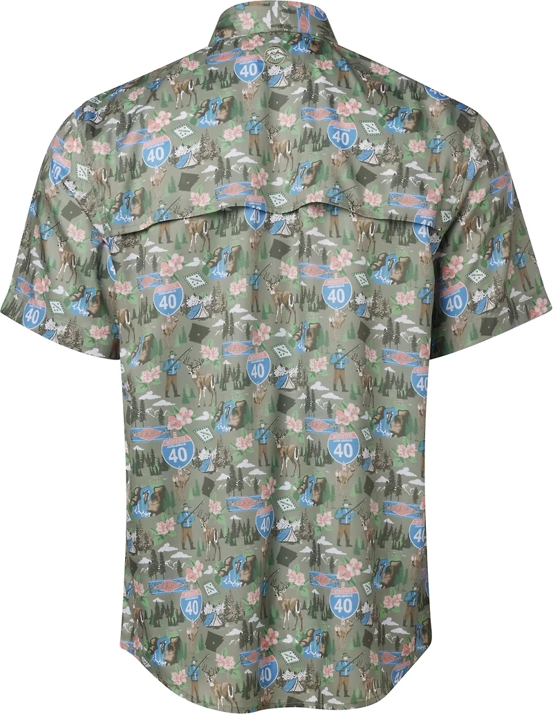 Magellan Outdoors Men's Arkansas Local State Print Shirt