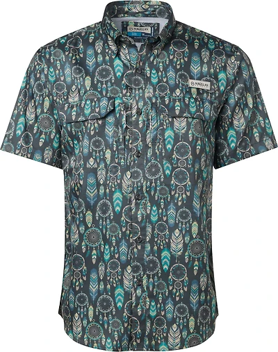 Magellan Outdoors Men's Oklahoma Local State Print Shirt