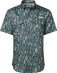 Magellan Outdoors Men's Oklahoma Local State Print Shirt