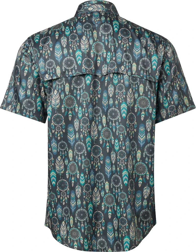 Magellan Outdoors Men's Oklahoma Local State Print Shirt