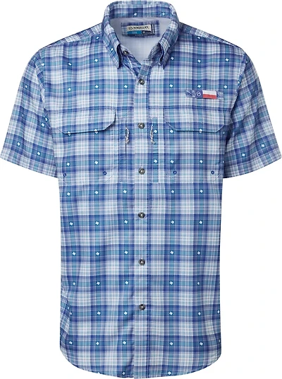 Magellan Outdoors Men's Local State Texas Plaid Shirt
