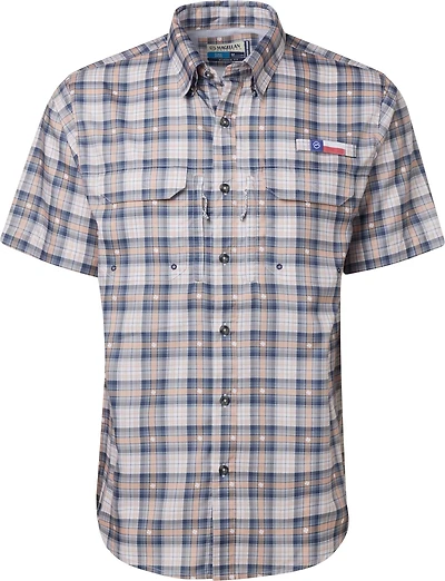 Magellan Outdoors Men's Local State Texas Plaid Shirt