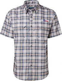 Magellan Outdoors Men's Local State Texas Plaid Shirt