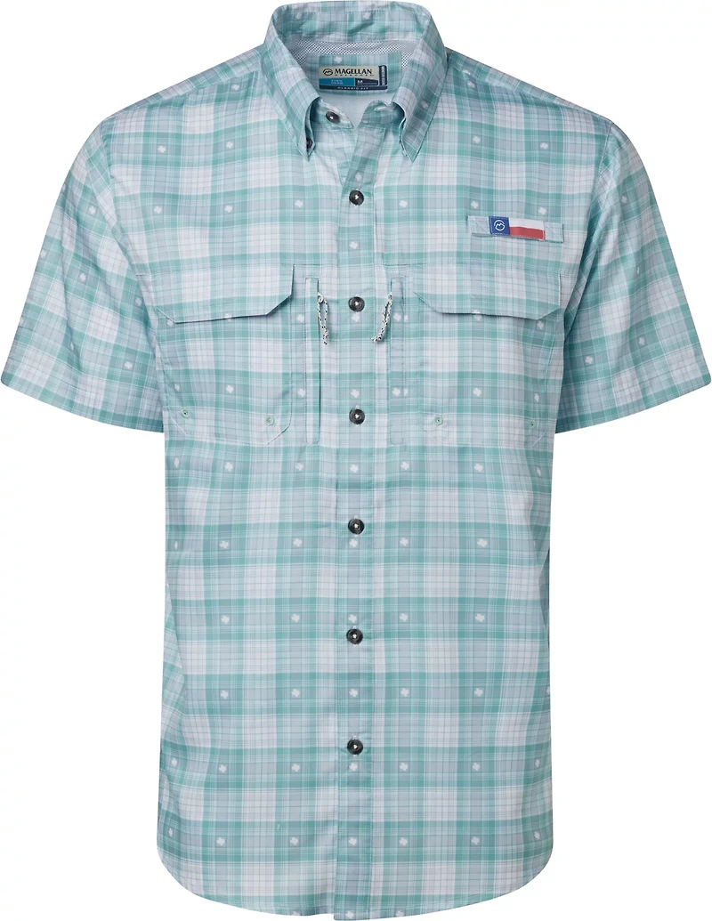 Magellan Outdoors Men's Local State Texas Plaid Shirt