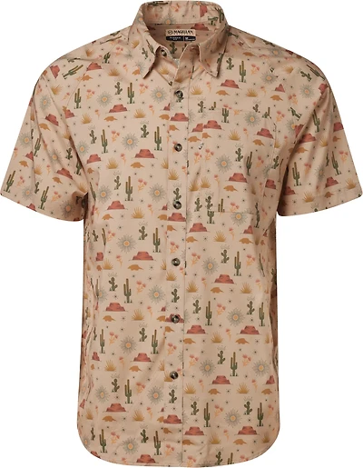 Magellan Outdoors Men's Hickory Canyon Print Short Sleeve Shirt