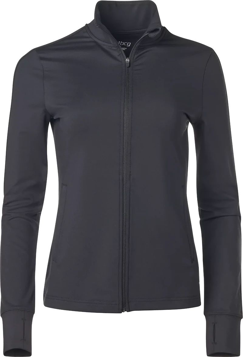 BCG Women's Knit Tech Full Zip Jacket