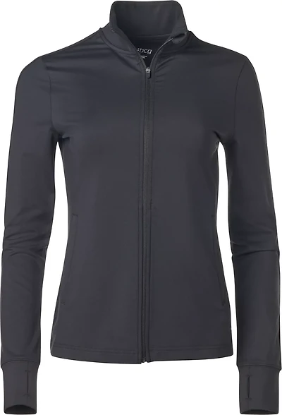 BCG Women's Knit Tech Full Zip Jacket