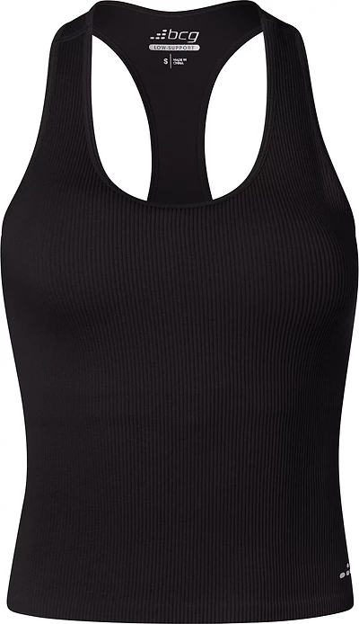 BCG Women's Low Seamless Rib Tank Bra