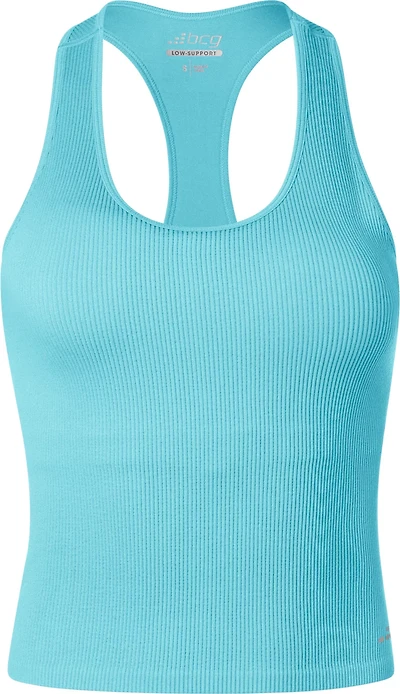 BCG Women's Low Seamless Rib Tank Bra