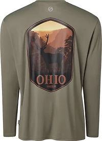 Magellan Outdoors Men's Local State Ohio Graphic Crew Long Sleeve T-shirt