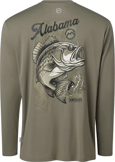 Magellan Outdoors Men's Local State Alabama Long Sleeve Graphic T-shirt