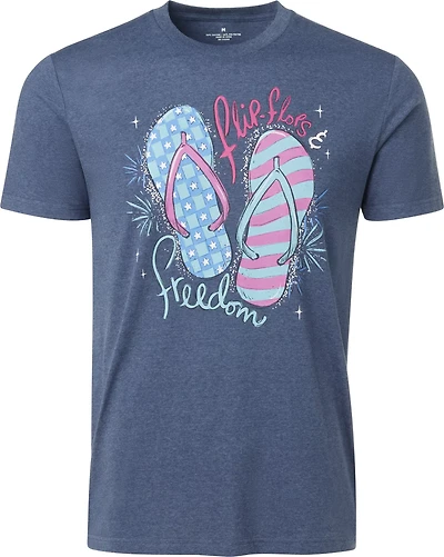 Academy Sports + Outdoors Women's Americana Flip Flops T-shirt