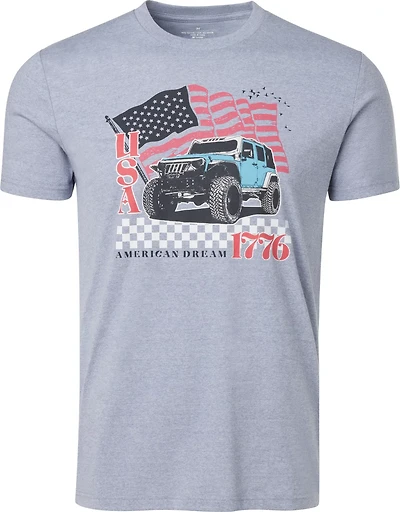 Academy Sports + Outdoors Women's Americana USA American Dream Jeep T-shirt