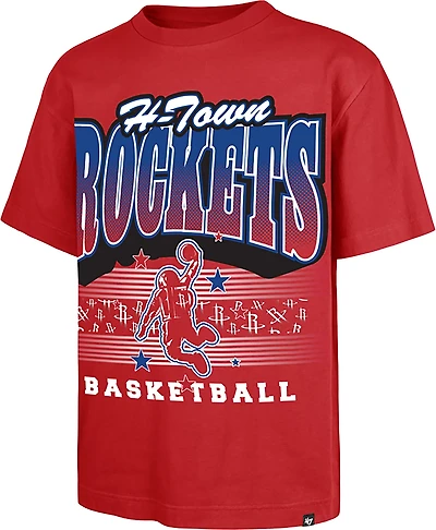 '47 Men's Houston Rockets City Edition Hand Check Foundation T-Shirt