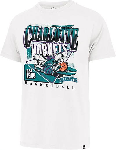 '47 Men's Charlotte Hornets Regional Glass Franklin T-Shirt