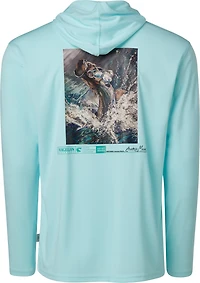 Magellan Outdoors Men's Casting Crew Artist Series Tarpon Beach Graphic Hoodie