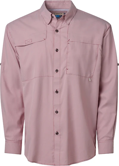 Magellan Outdoors Aransas Pass Mini Check Long Sleeve Fishing Shirt