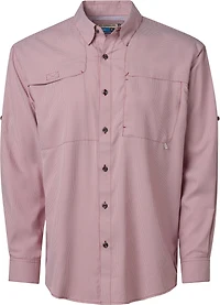 Magellan Outdoors Aransas Pass Mini Check Long Sleeve Fishing Shirt