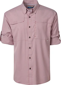 Magellan Outdoors Aransas Pass Mini Check Long Sleeve Fishing Shirt