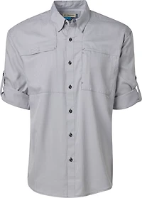 Magellan Outdoors Aransas Pass Mini Check Long Sleeve Fishing Shirt