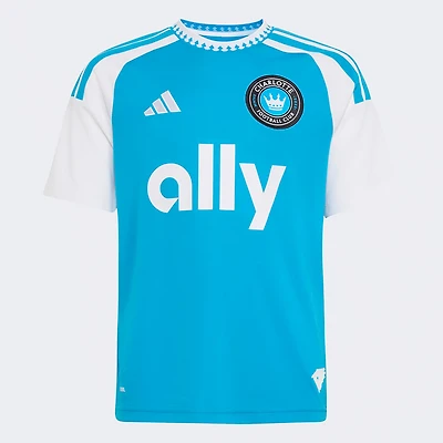 adidas Kids’ Charlotte FC 26/27 Home Jersey