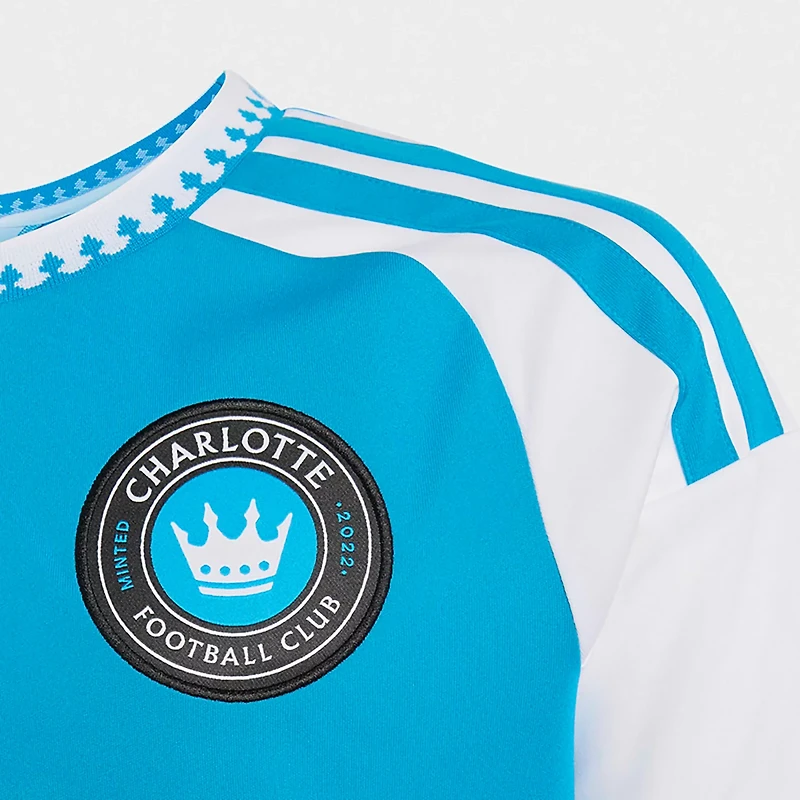 adidas Kids’ Charlotte FC 26/27 Home Jersey