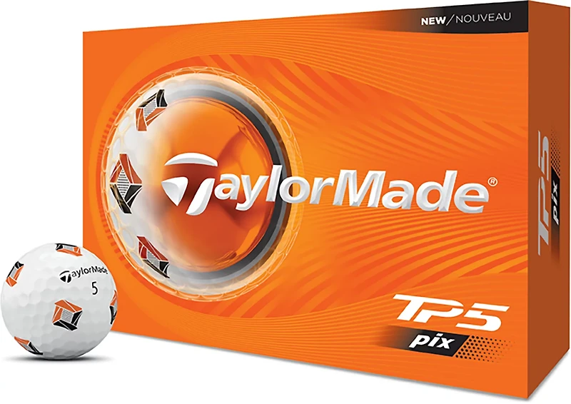 TaylorMade 2026 TP5 pix Golf Balls 12-Pack