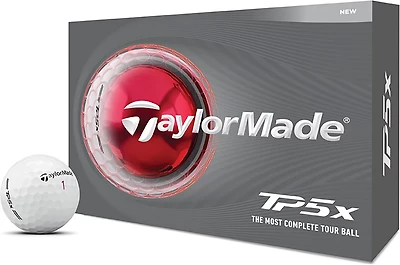 TaylorMade 2026 TP5x Stripe Golf Balls 12-Pack