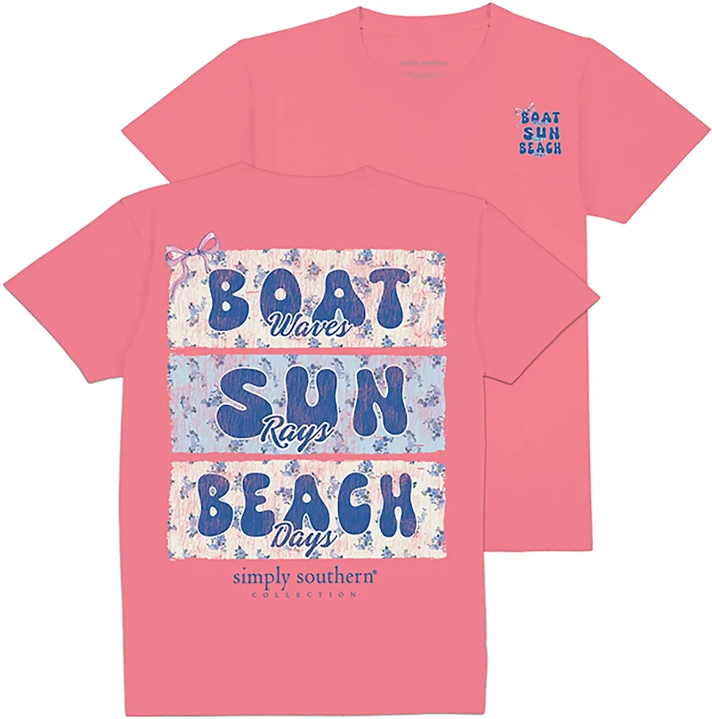 Simply Southern Women's Beach Short Sleeve T-shirt