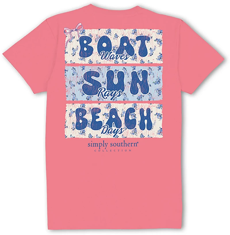 Simply Southern Women's Beach Short Sleeve T-shirt