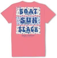 Simply Southern Women's Beach Short Sleeve T-shirt
