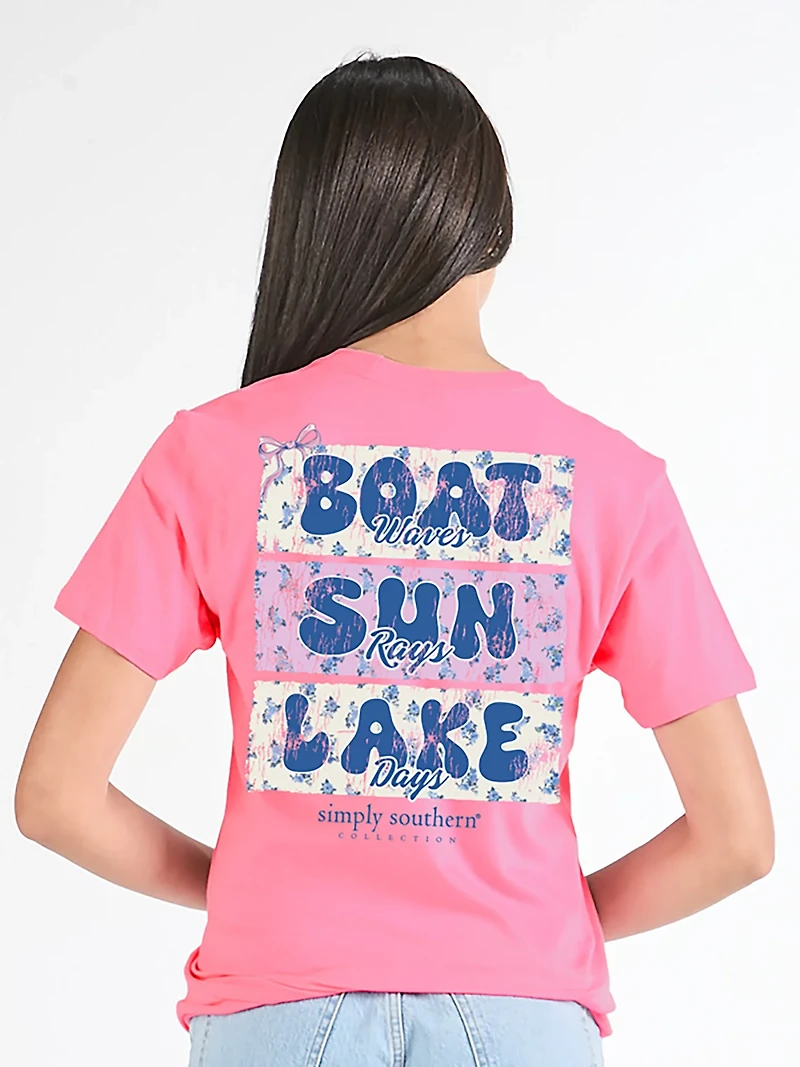 Simply Southern Women's Beach Short Sleeve T-shirt