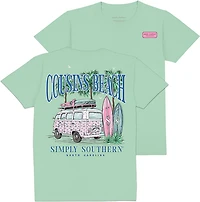 Simply Southern Women's Cousins Beach Short Sleeve T-shirt