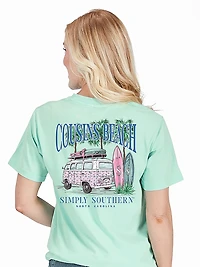 Simply Southern Women's Cousins Beach Short Sleeve T-shirt