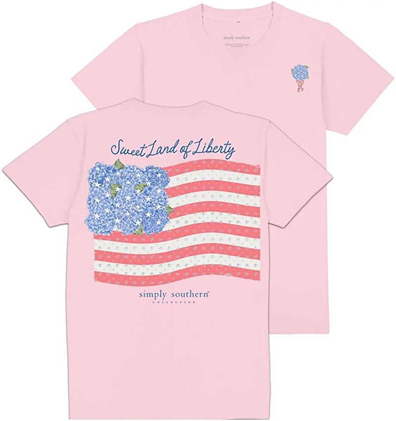 Simply Southern Women's Liberty Short Sleeve T-shirt