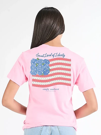 Simply Southern Women's Liberty Short Sleeve T-shirt