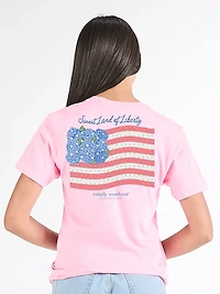 Simply Southern Women's Liberty Short Sleeve T-shirt