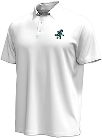 Under Armour Men's Notre Dame Fighting Irish Golfing Mascot Icon Short Sleeve Polo Shirt