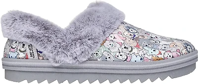 SKECHERS Women's BOBS Cozy Kiss Dog Slippers