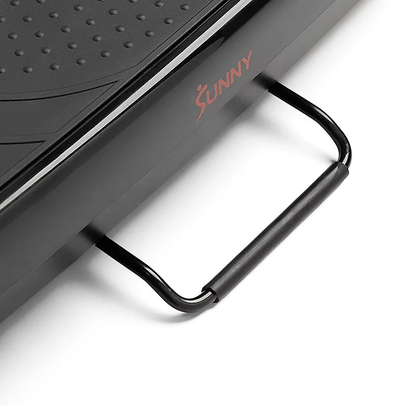 Sunny Health & Fitness Vibration Platform Machine with Resistance Bands
