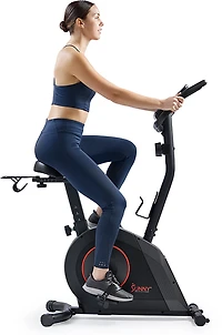 Sunny Health & Fitness Smart Magnetic Resistance Upright Exercise Bike