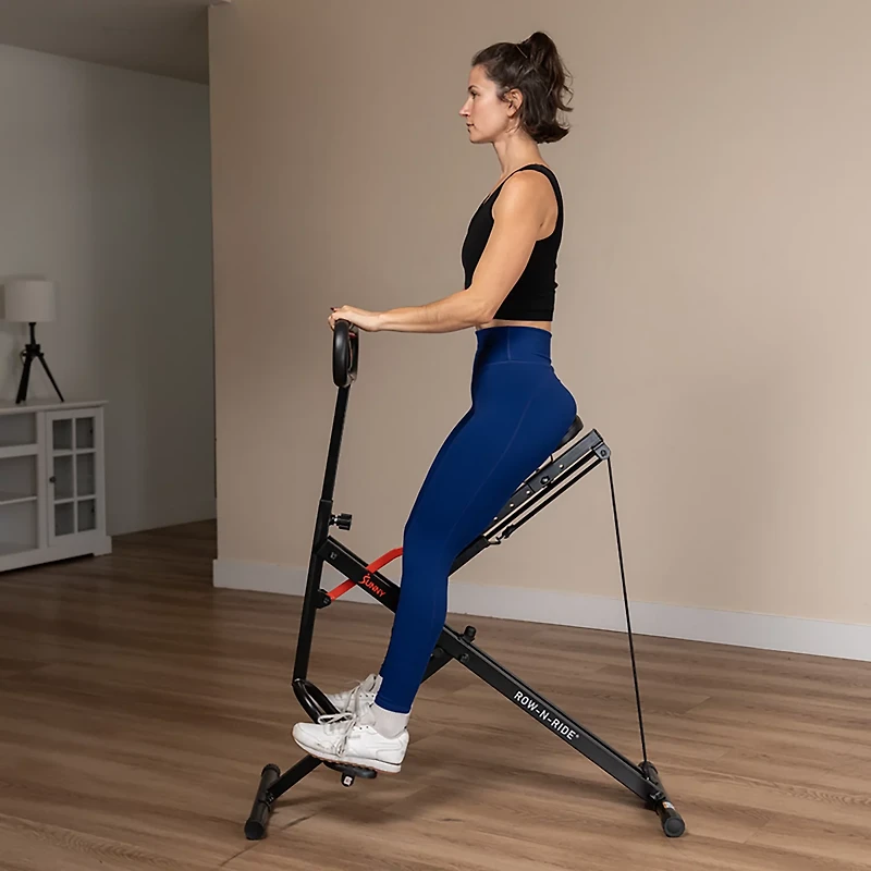 Sunny Health & Fitness Smart Row-N-Ride Squat Trainer