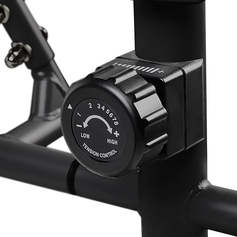 Sunny Health & Fitness Smart Magnetic Resistance Dual Action Recumbent Elliptical Trainer with Bluetooth