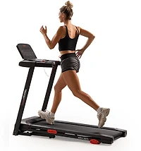 Sunny Health & Fitness APEX 300 SMART Motorized Treadmill with Bluetooth